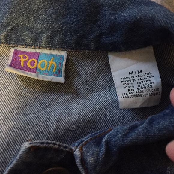 Winnie the Pooh Jean jacket size medium - Picture 4 of 8